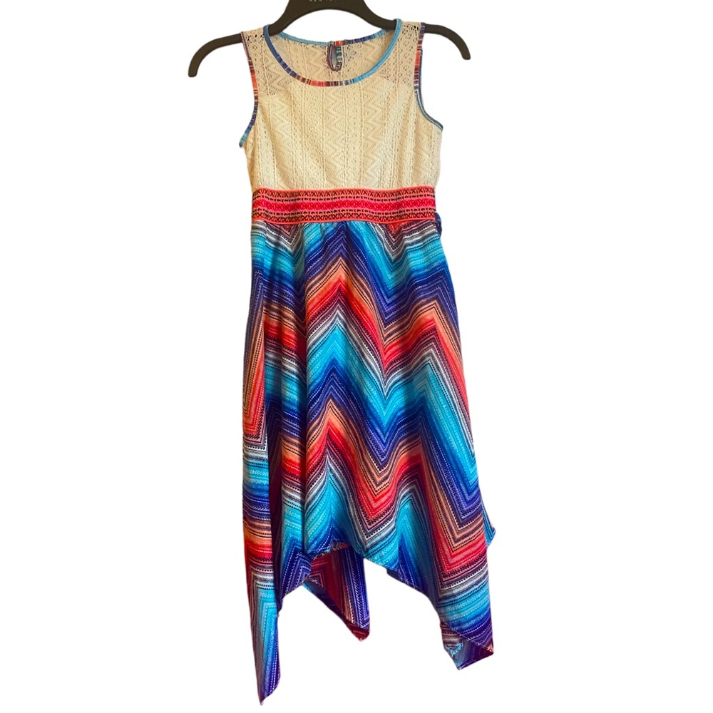 Girls high and low dress size 12